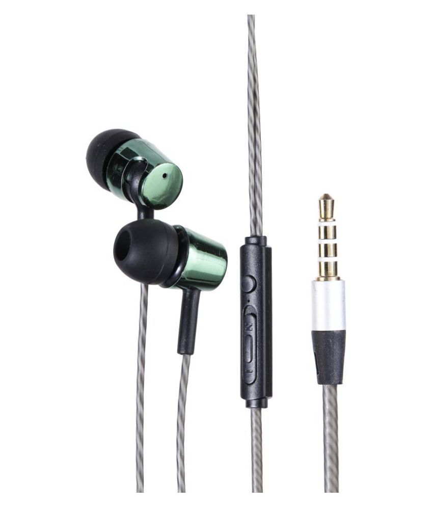 BK STAR HIFI Sound Bass 3.5mm Audio Jack Earbuds In Ear Wired With Mic