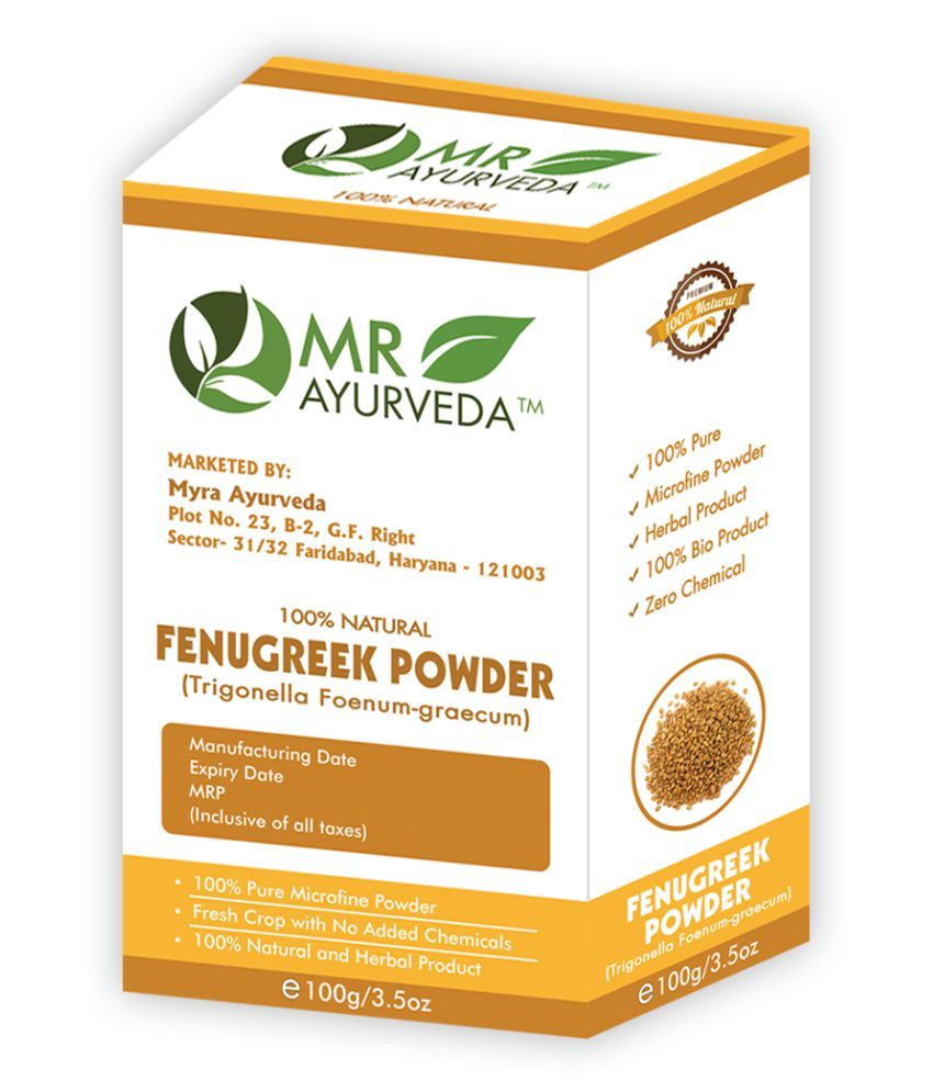 MR Ayurveda Fenugreek (Methi) Powder Hair Scalp Treatment 100 g Buy MR