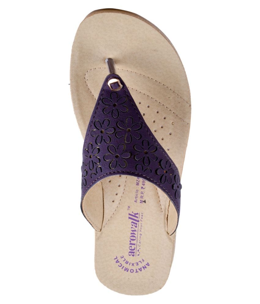 cheap purple flats
