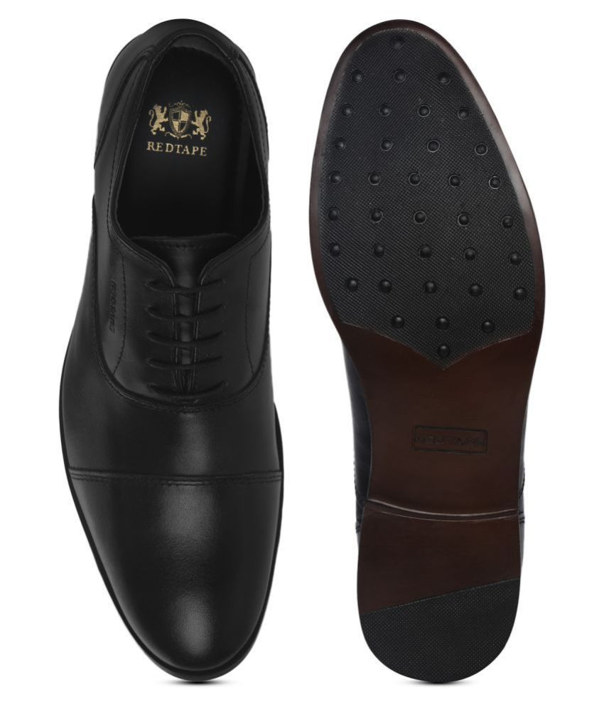 red tape oxford shoes in patent leather