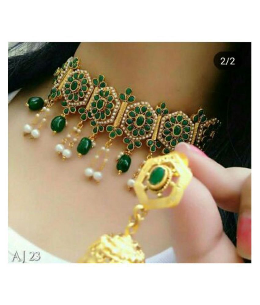 gilher Copper Green Choker Contemporary 