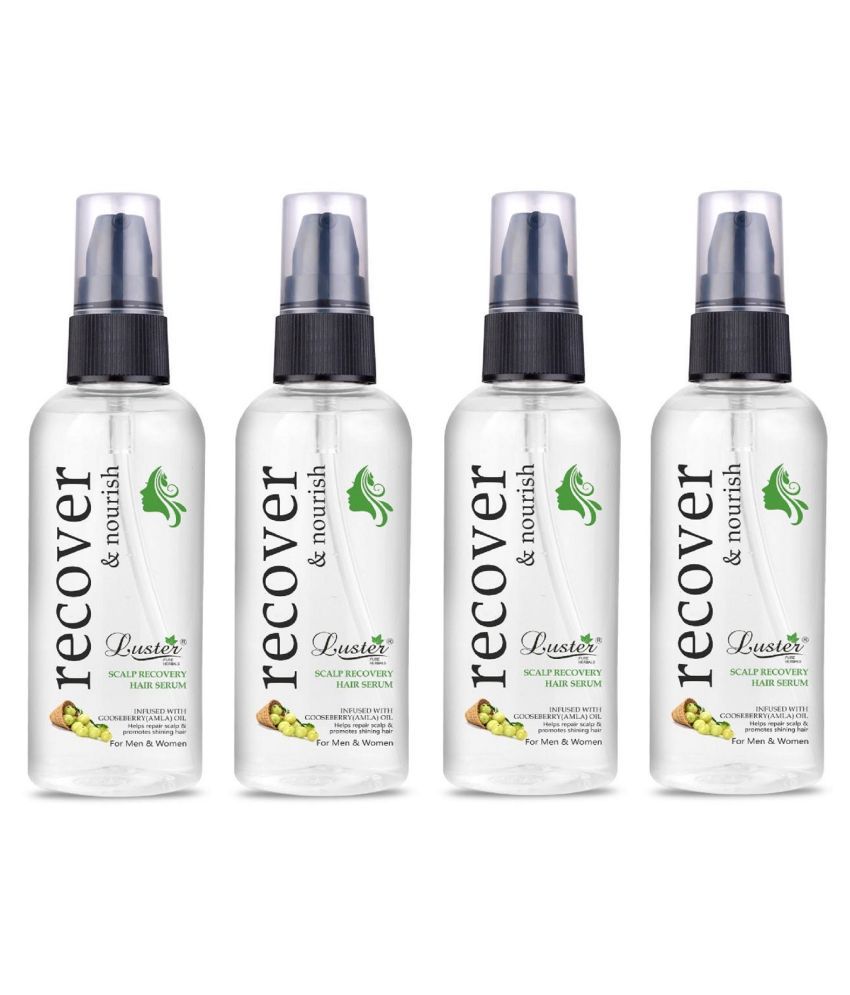 Luster Recover & Nourish Hair Serum 100 mL Pack of 4: Buy Luster Recover & Nourish  Hair Serum 100 mL Pack of 4 at Best Prices in India - Snapdeal