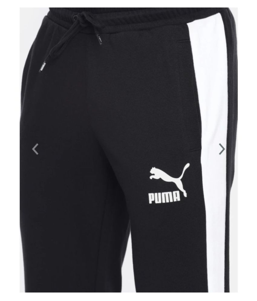 black puma joggers womens