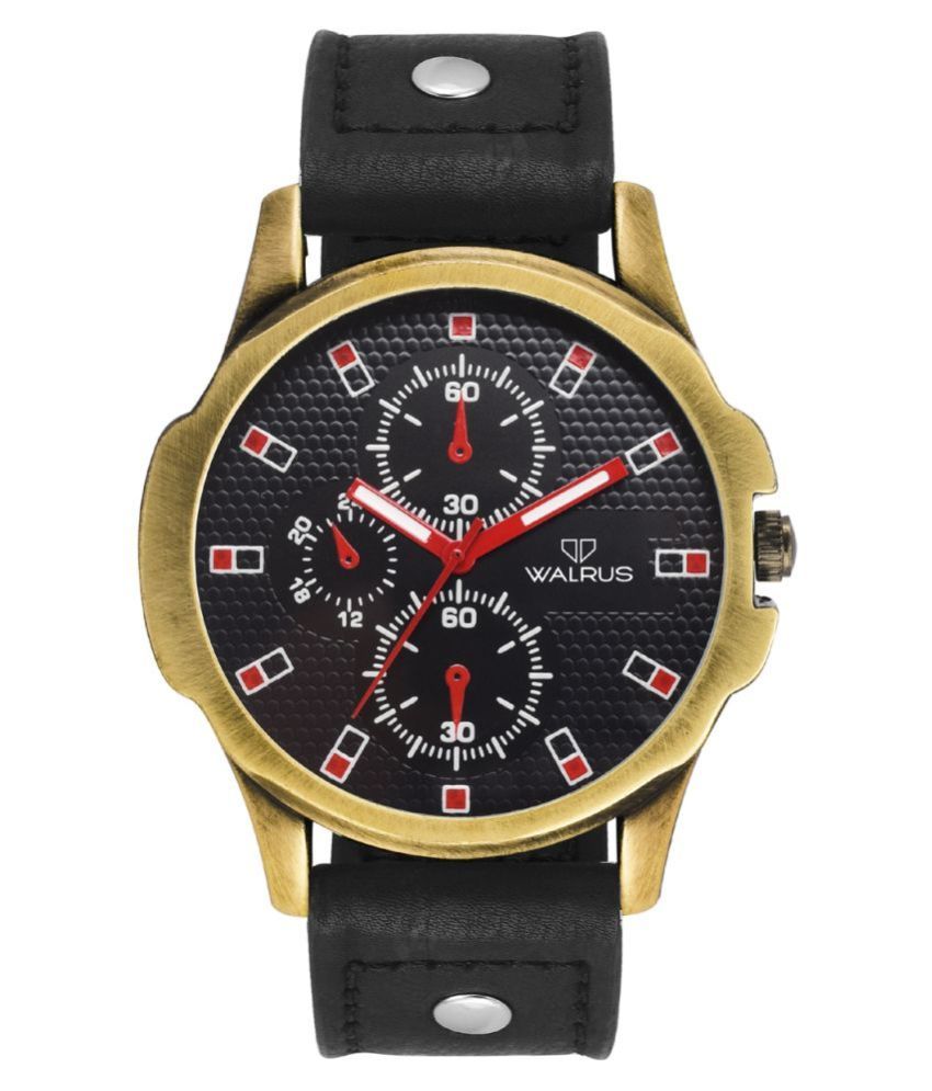     			Walrus Artificial Chrono Leather Analog Men's Watch