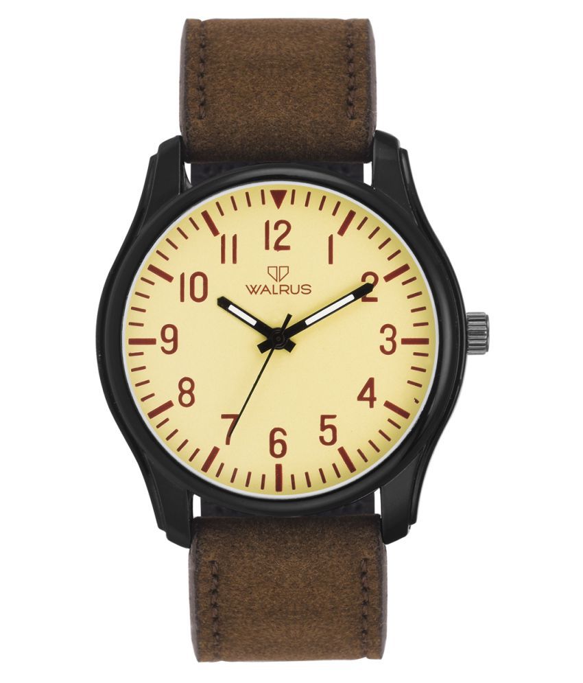     			Walrus Casual Style Leather Analog Men's Watch