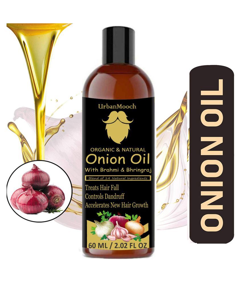 UrbanMooch 100 Pure ONION OIL For Treat Hair Loss 60 mL Buy