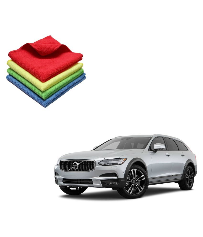 Kozdiko Microfiber Cleaning Cloth Car 300GSM 40x40 cm Pack of 4 For