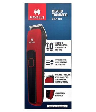 havells beard trimmer bt5111c price