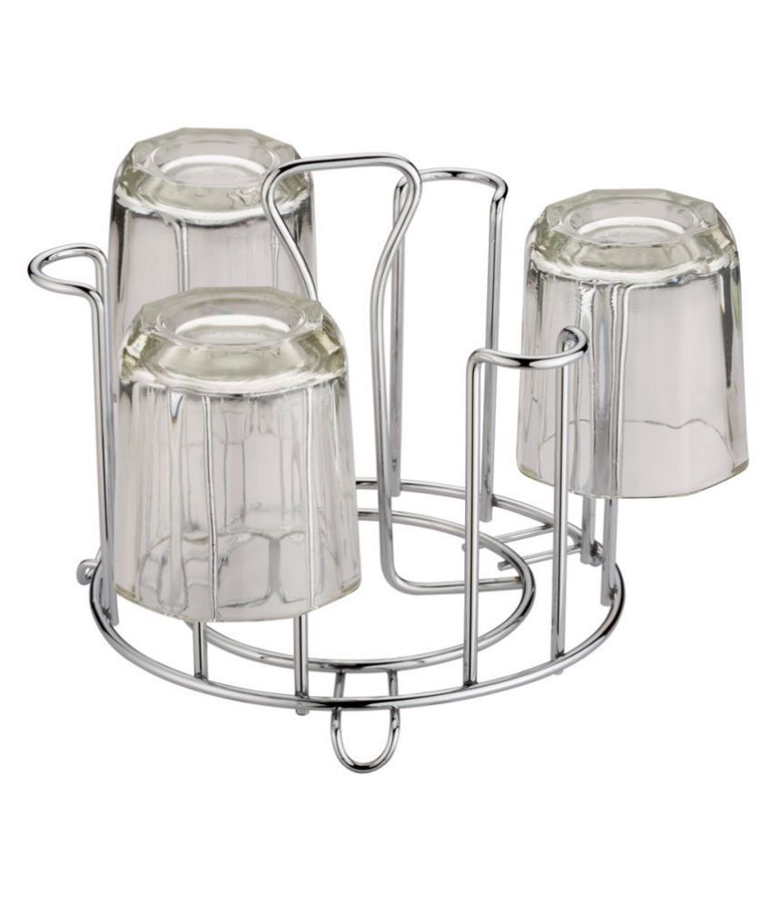 Arni Glass Stand Tumbler Holder Glass Holder Round Stainless Steel Glass Stand Buy Online At Best Price In India Snapdeal