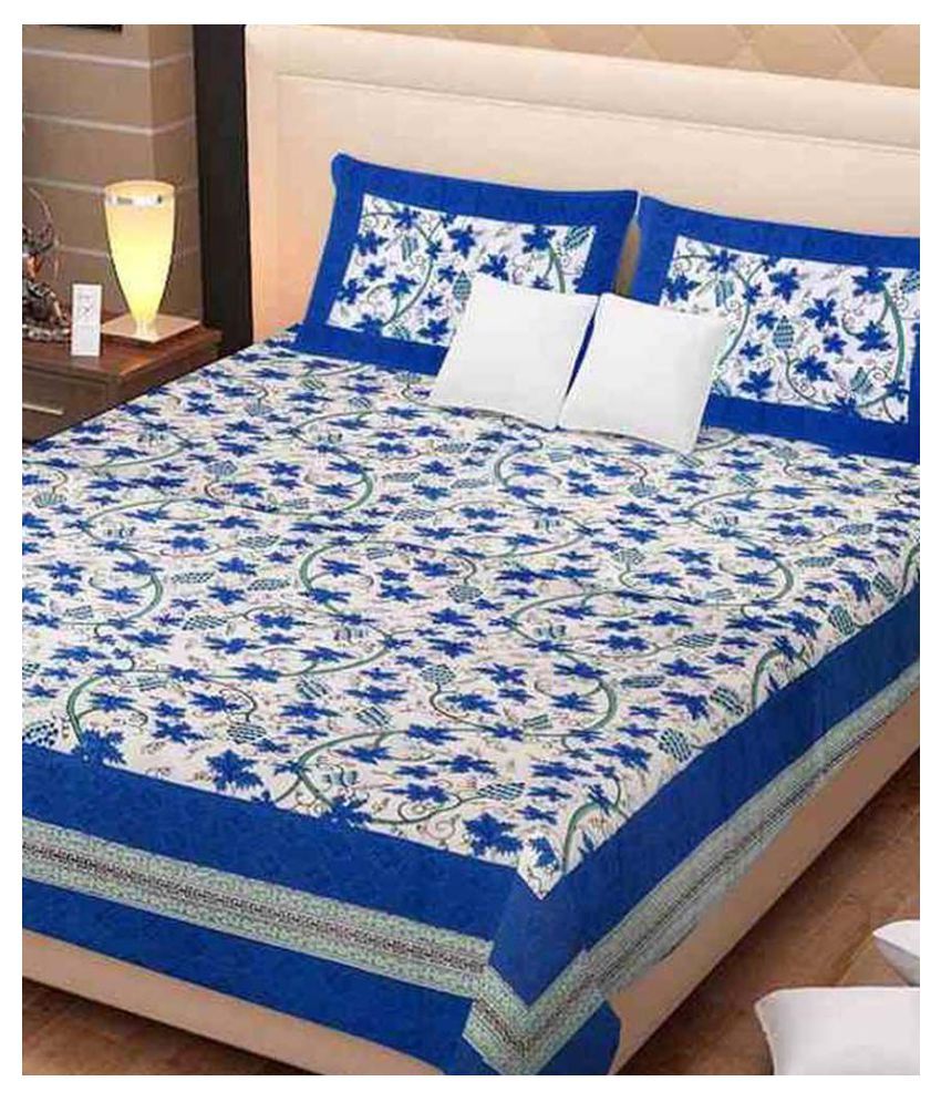 Bombay Spreads Cotton Double Bedsheet with 2 Pillow Covers Buy Bombay