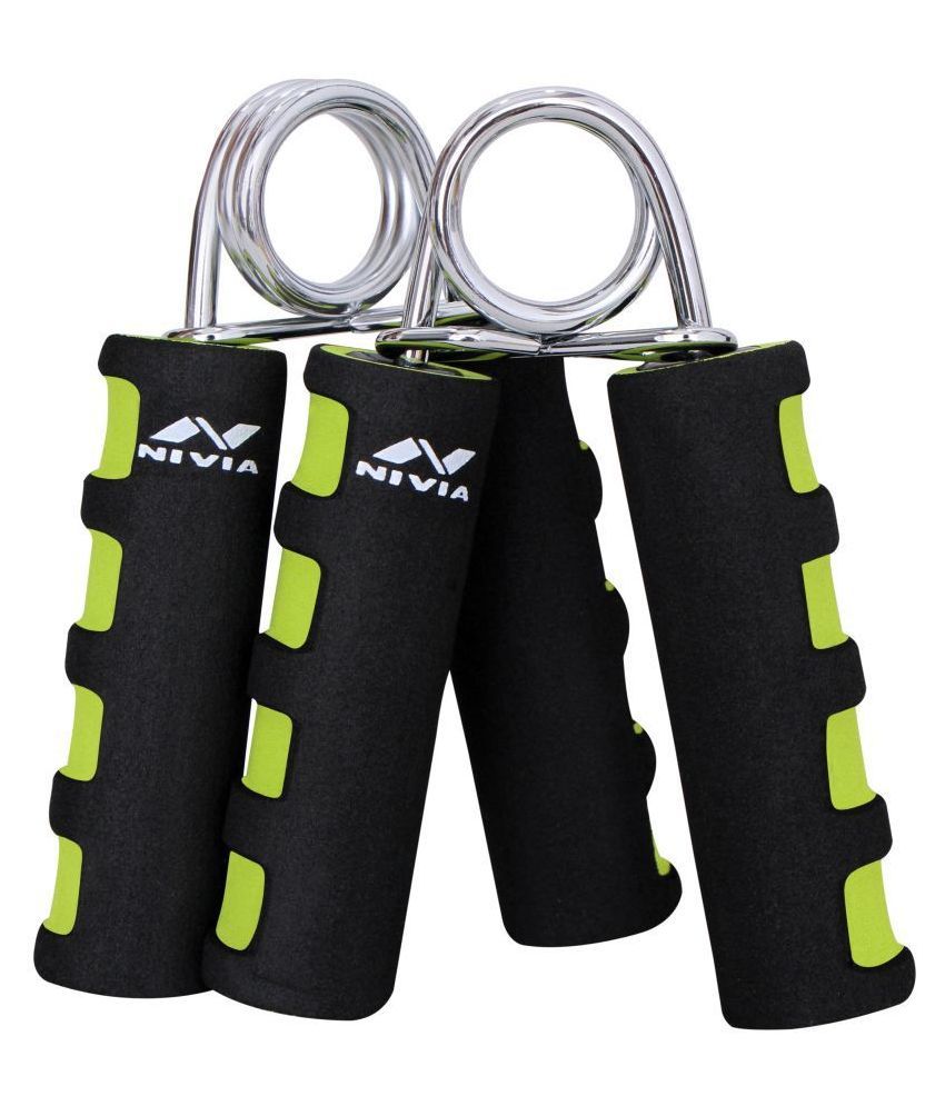     			Nivia Foam Grip 2.0 Hand Grip/Fitness Grip  (Black, Green)