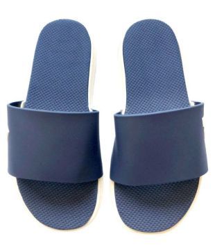 adidas blue slide flip flops