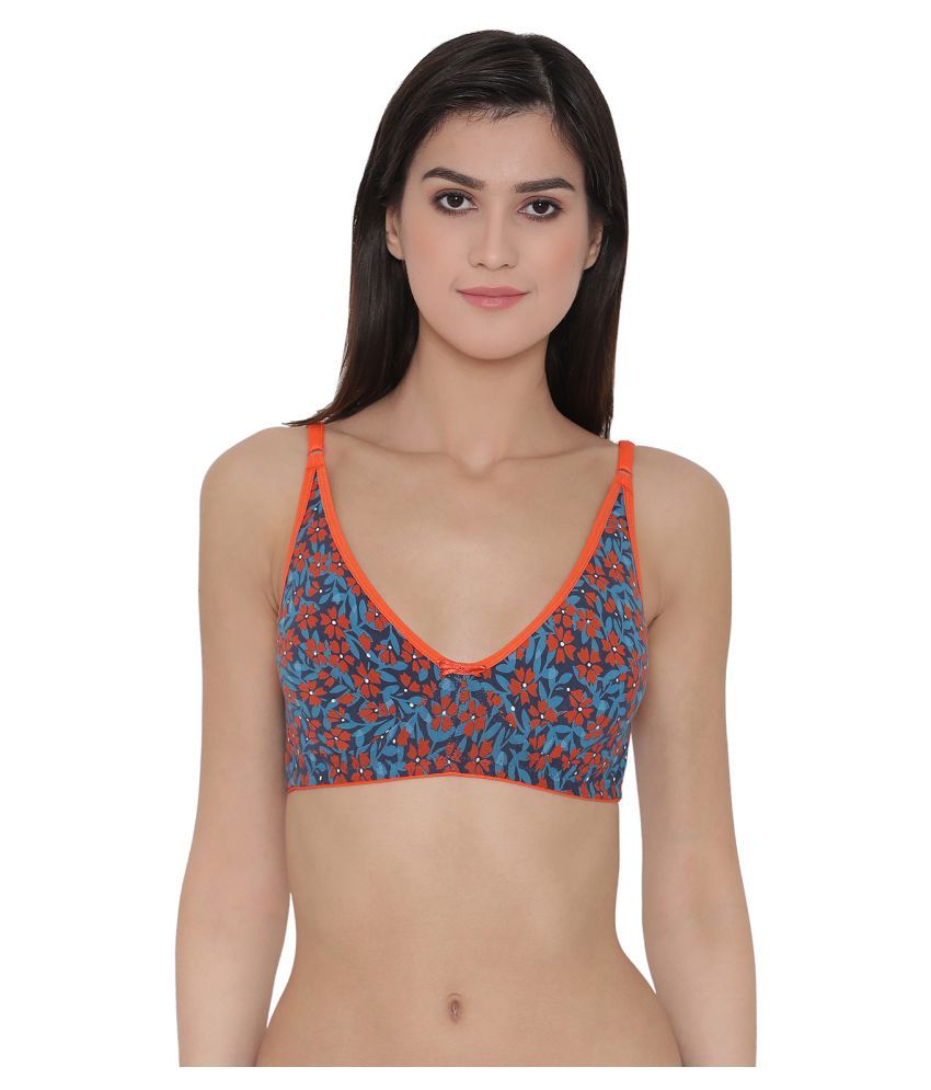     			Clovia Cotton Non Padded Women's Everyday Bra ( Orange )