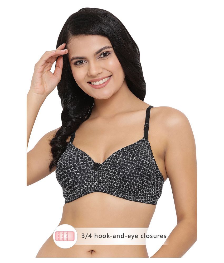     			Clovia Polyamide T-shirt Bra - Black