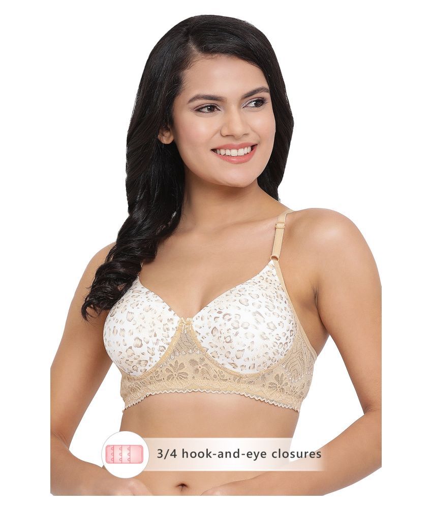     			Clovia Polyamide T-shirt Bra - Beige