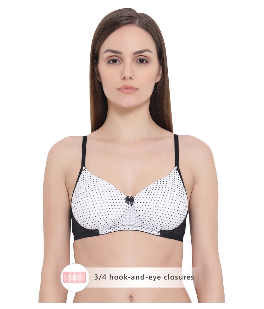     			Clovia Polyamide T-shirt Bra - White