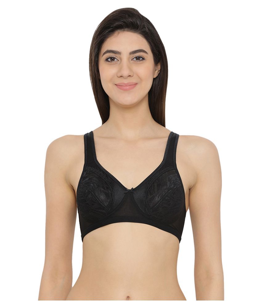     			Clovia Polyamide Non Padded Women's Everyday Bra ( Black )