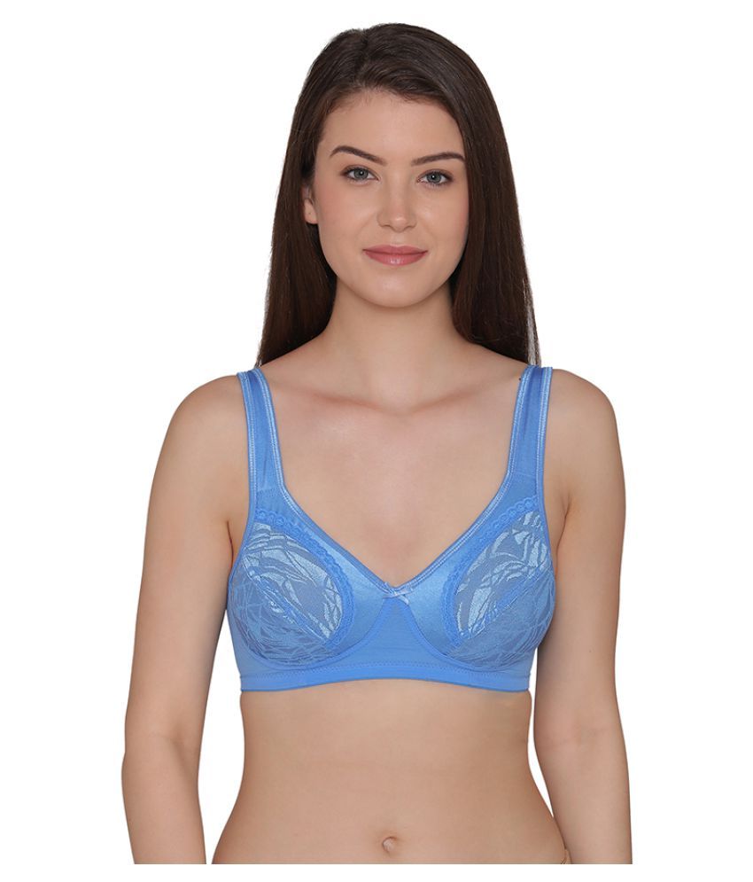     			Clovia Polyamide Non Padded Women's Everyday Bra ( Blue )