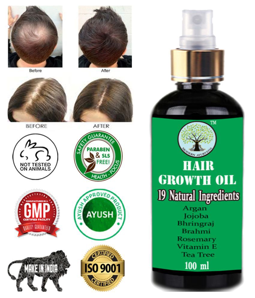 Modern Ayurveda Premium Hair Growth Oil Anti Hair Fall 200 Ml Pack Of