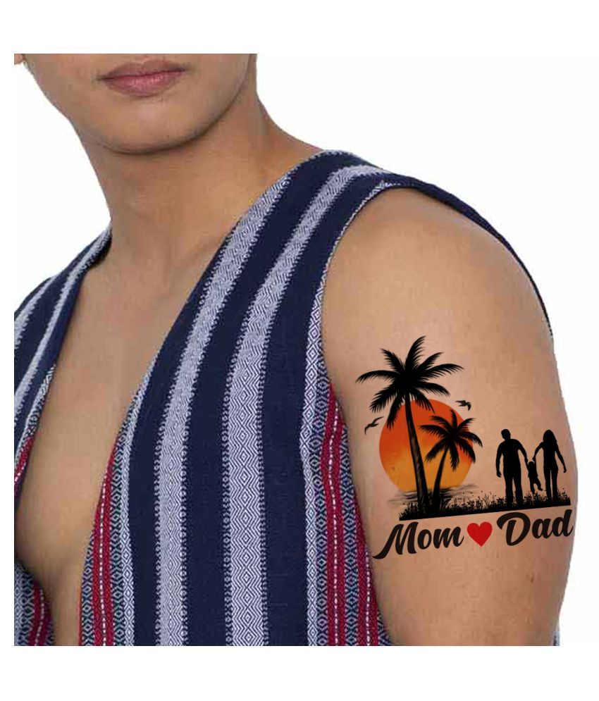 cool mom and dad tattoos for men