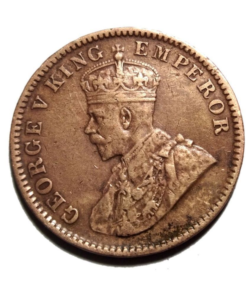 RARE ONE QUARTER ANNA YEAR 1936 V KING EMPEROR Buy RARE ONE