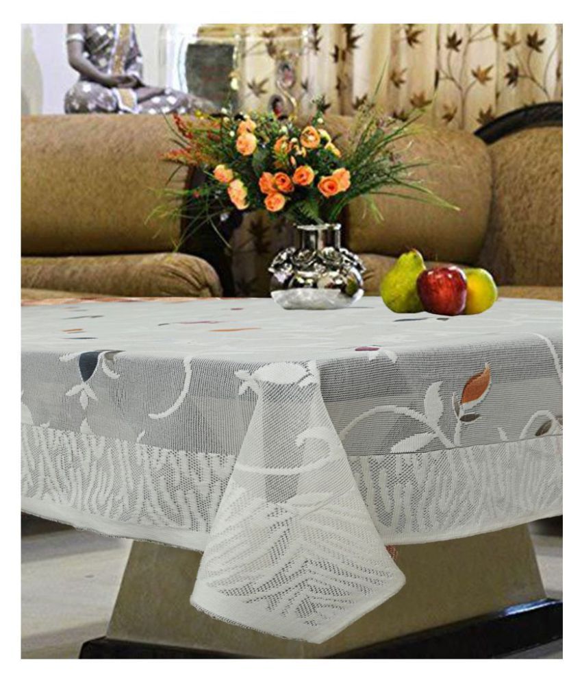     			HOMETALES 4 Seater Cotton Single Table Covers
