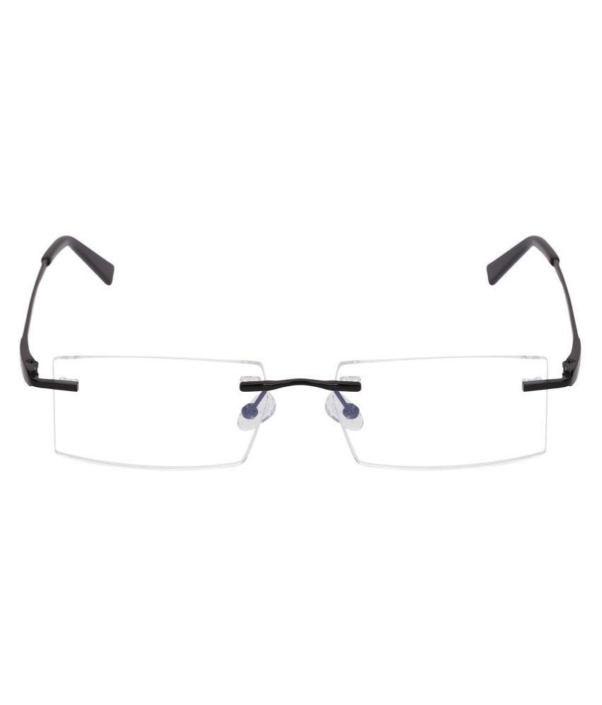 Redex Rectangle Spectacle Frame Expensive Rimless Buy Redex Rectangle