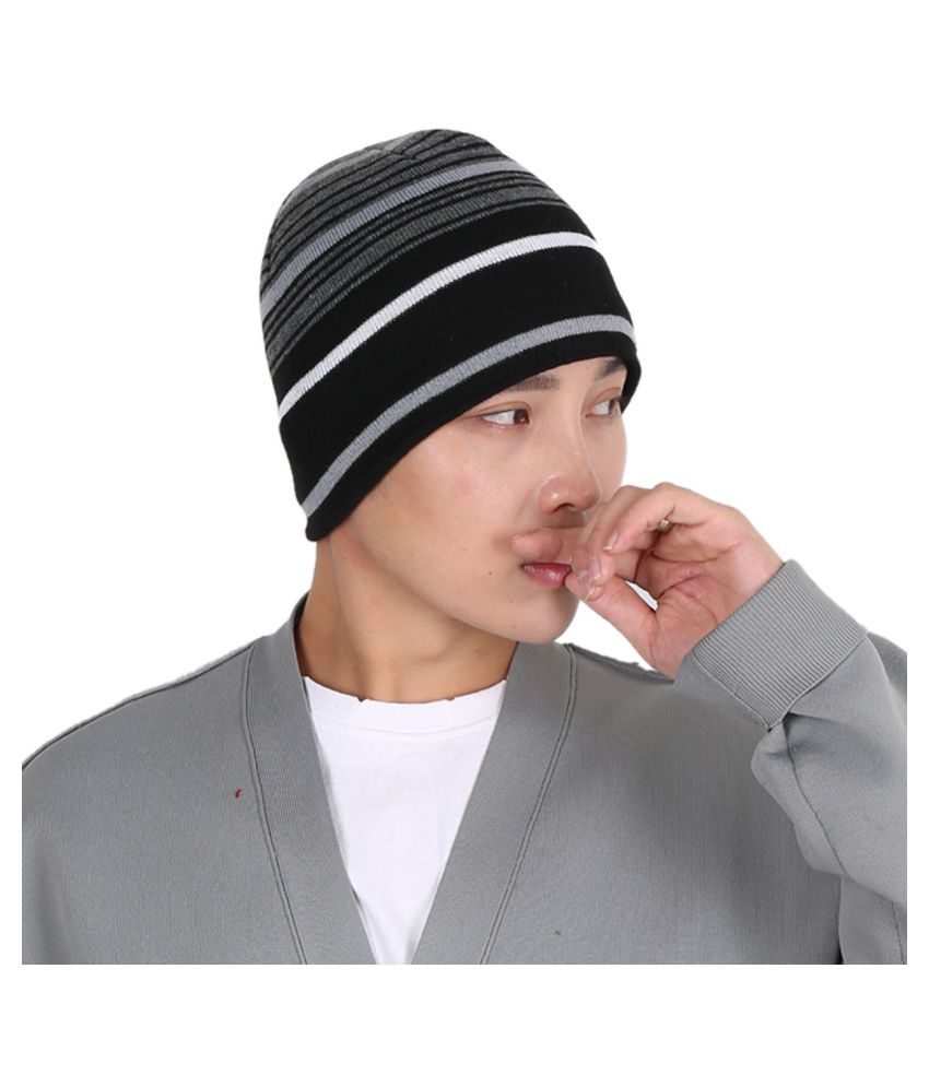 Edifier Woollen Winter Cap for Men & Women (Pack of 1)
