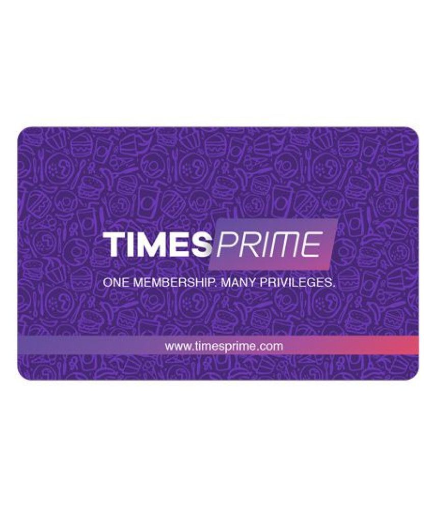 Times Prime EGift Card Buy Online on Snapdeal