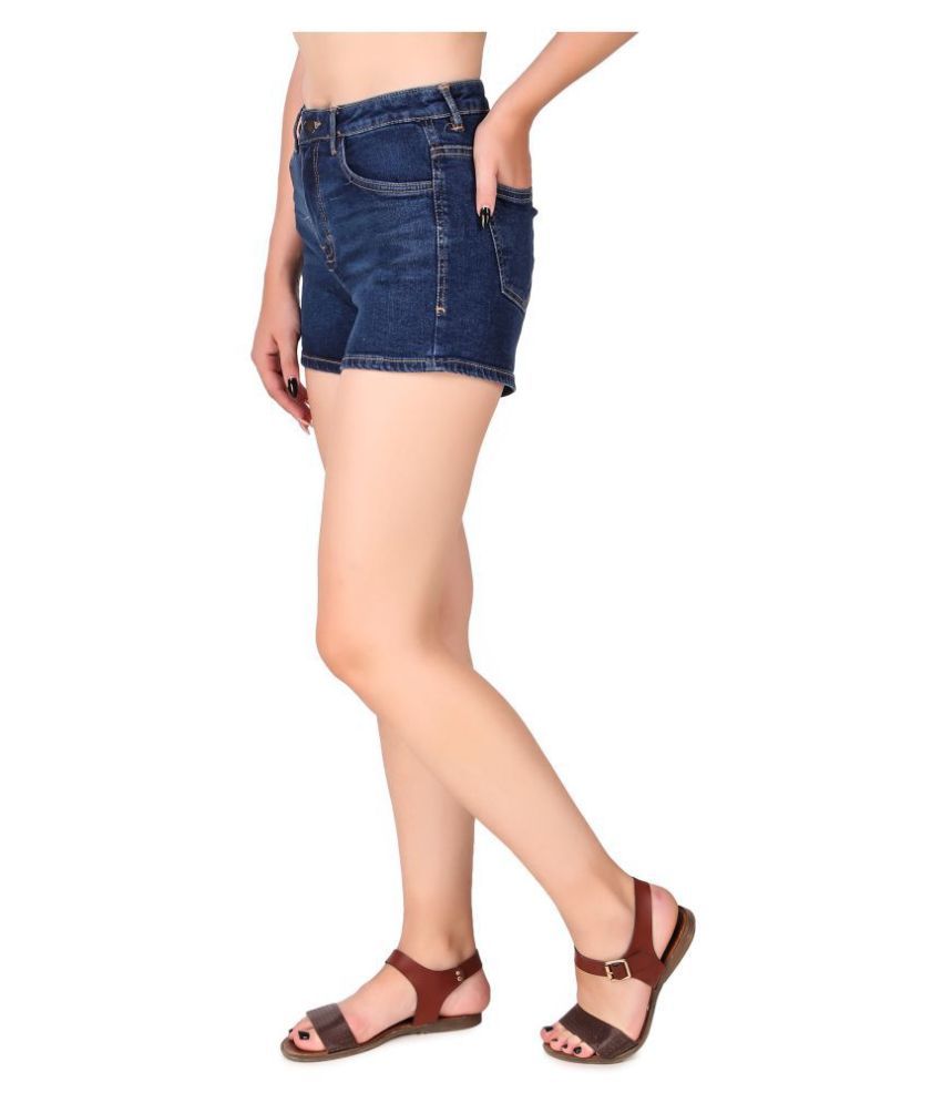 denim hot pants womens