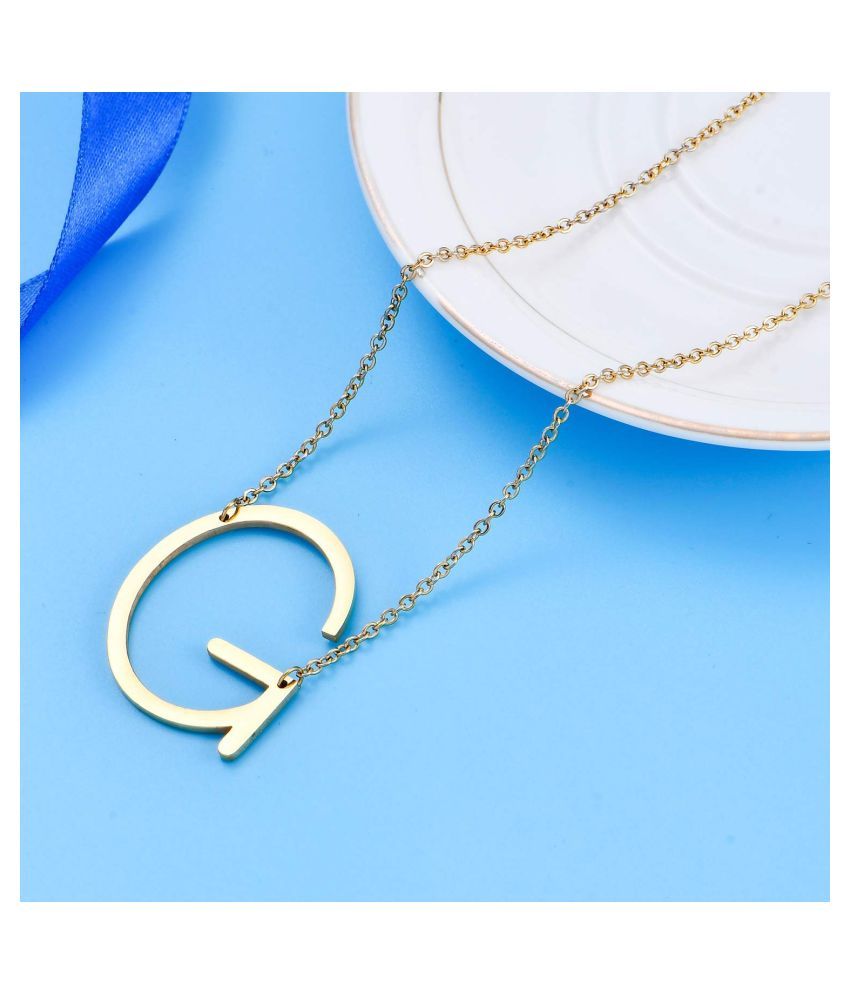 Zivom® Schitt's Creek Alexis Rose Initial Alphabet G Large Letter Gold