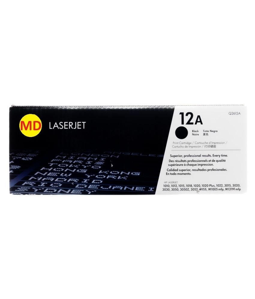 MAAN HP TONER 12A TONER Black Single Cartridge for