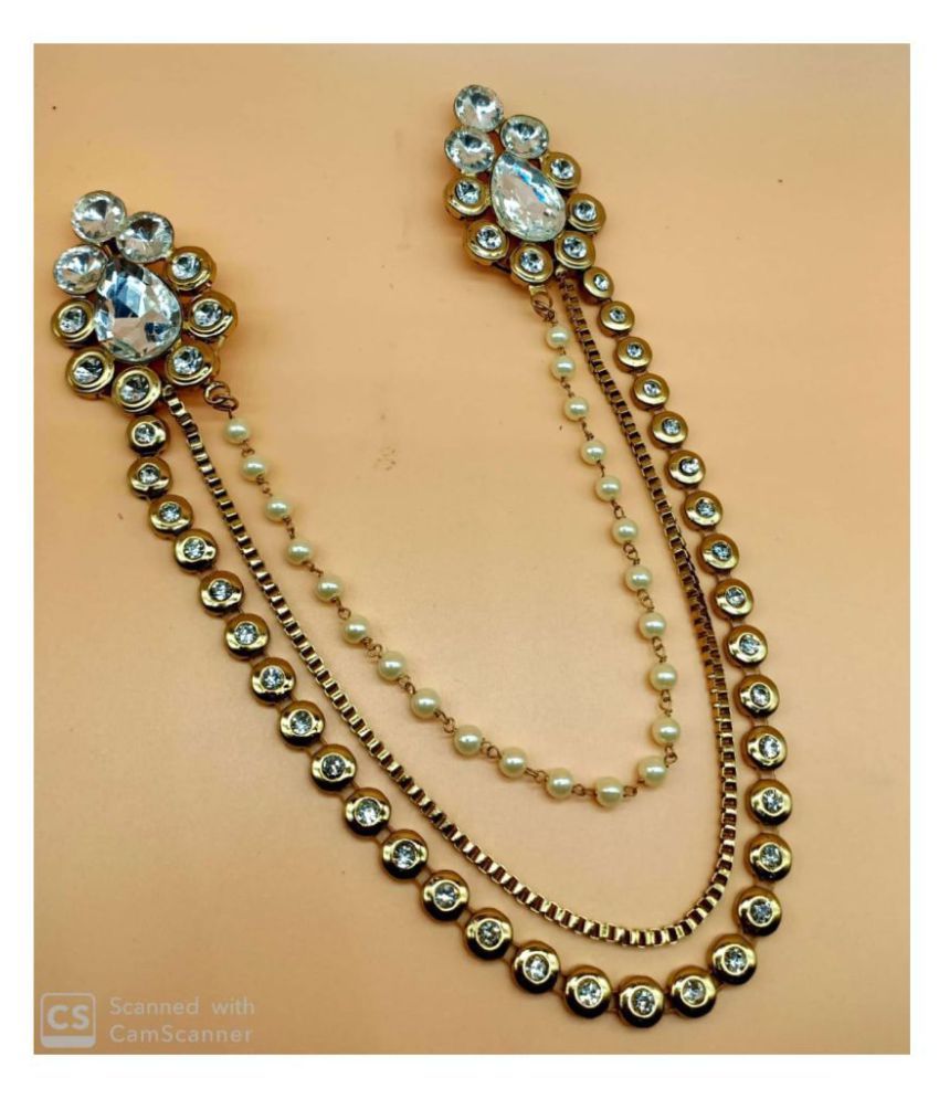 Ronak Creations Alloy Gold Broach For Women's Buy Ronak Creations