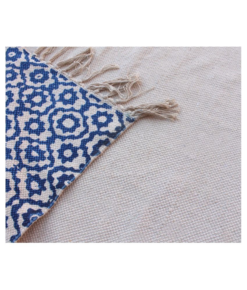 The Rug Republic Lavender Cotton Carpet Printed 4x6 Ft Buy The Rug Republic Lavender Cotton