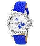 Mikado - Blue Leather Analog Womens Watch