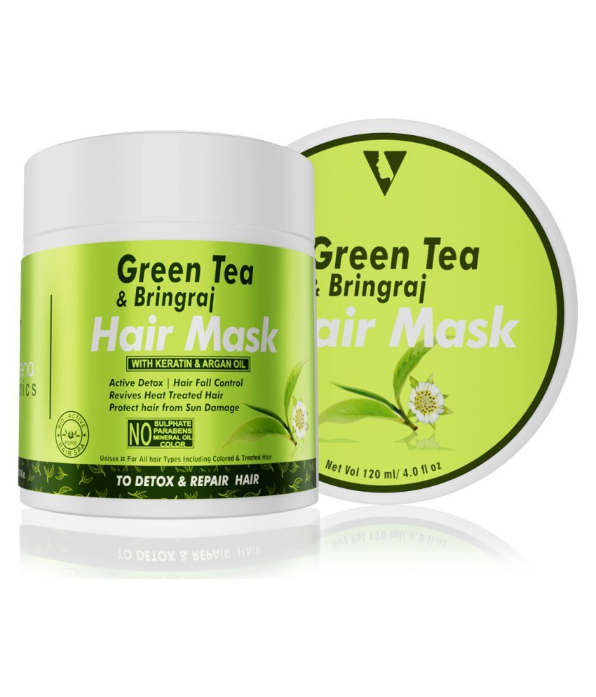     			Volamena Green Tea & Bhringraj With Keratin & Argan Oil Hair Mask Cream 100 mL