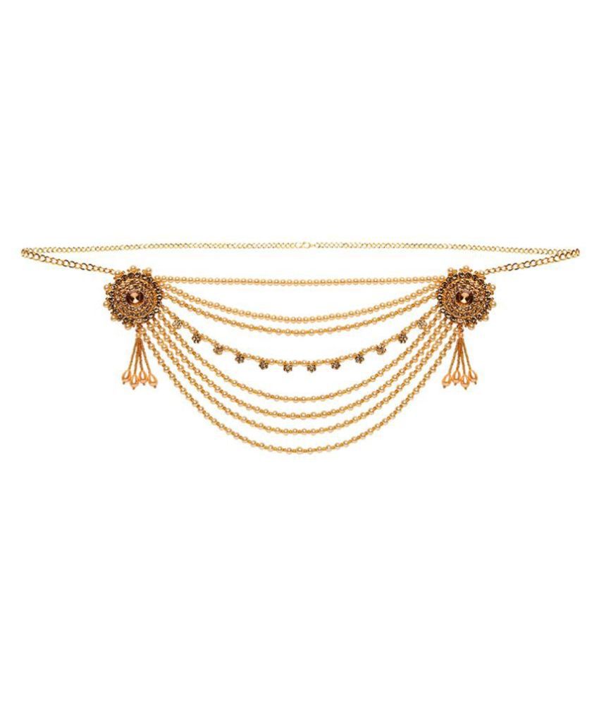     			Womensky multipurpose kamarband necklace for girls and women