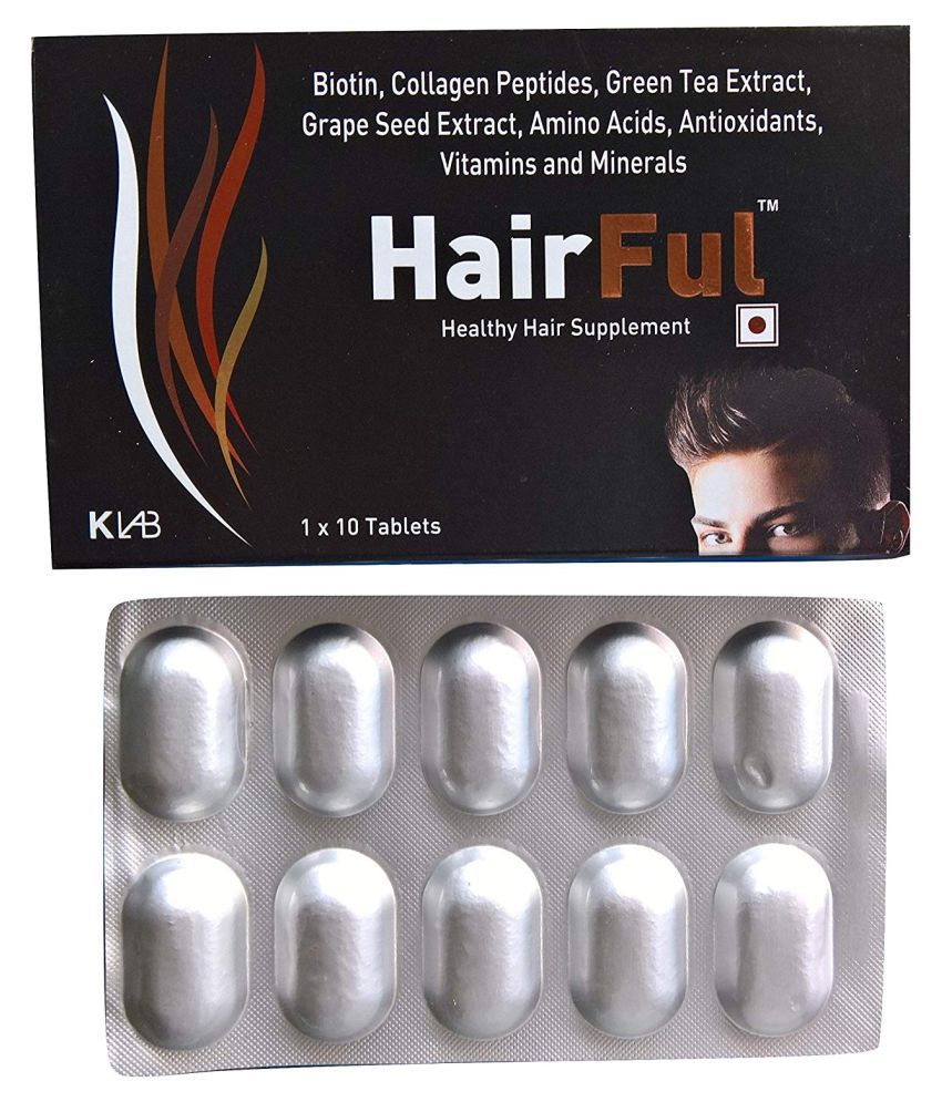 Hairful Healthy Hair Supplement Tablets 10's (Pack Of 4) 10X4: Buy Hairful  Healthy Hair Supplement Tablets 10's (Pack Of 4) 10X4 at Best Prices in  India - Snapdeal