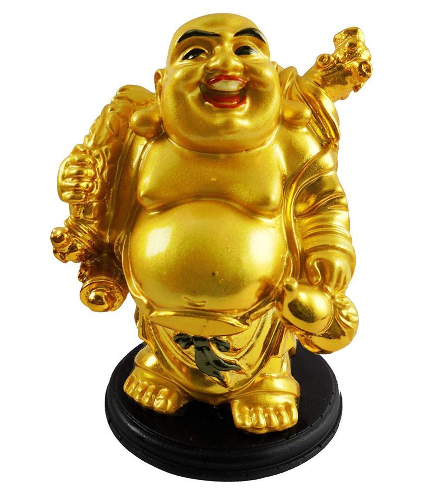 Blessing Paradise Laughing Buddha Porcelain Buddha Idol 10 x 6 cms Pack ...