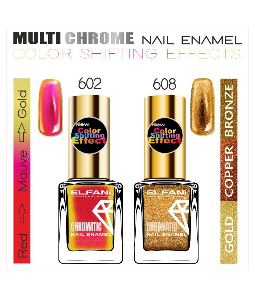     			Elfani Nail Polish Multi Shimmer 18 mL