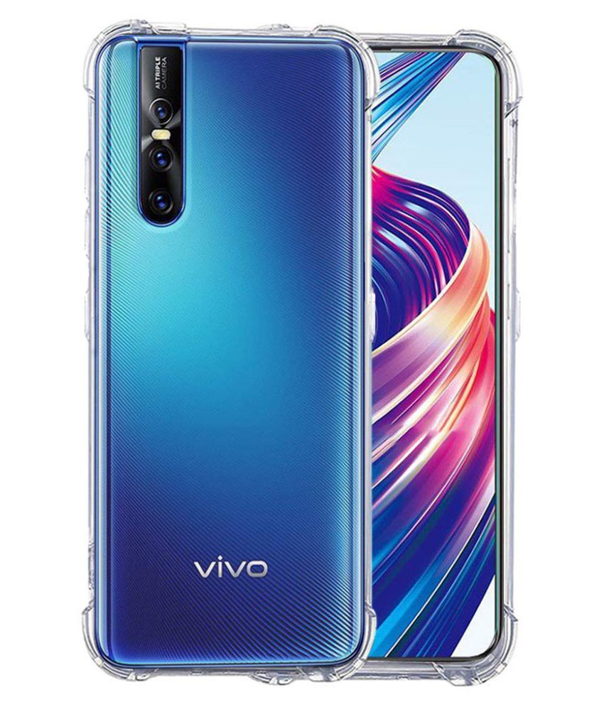 Vivo V15 Pro Soft Silicon Cases ClickAway - Transparent TPU Back Cover