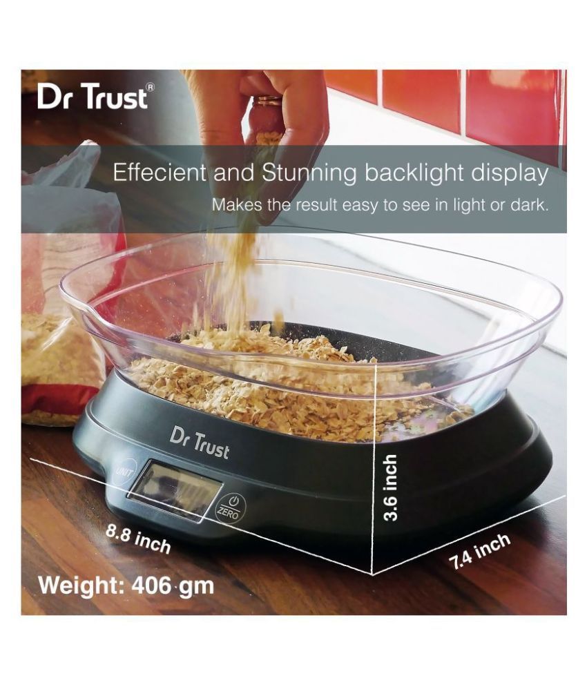 Dr. Trust Digital Kitchen Weighing Scales Weighing