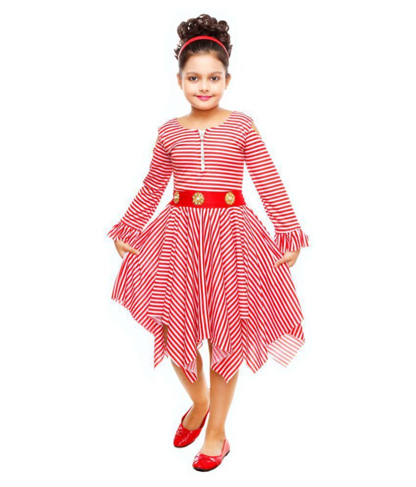     			DEBDESHIK Girls Party Wear Frock Dress