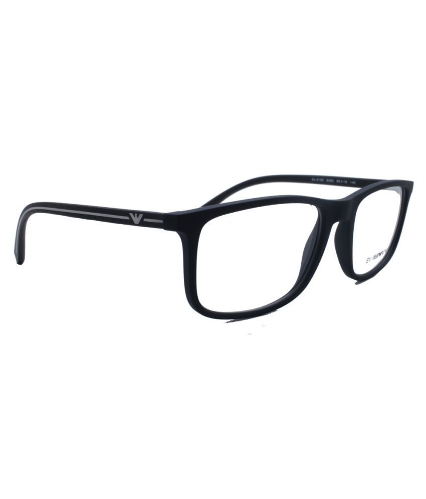 Emporio Armani Black Rectangle Spectacle Frame EA 3135 5063 - Buy Emporio  Armani Black Rectangle Spectacle Frame EA 3135 5063 Online at Low Price -  Snapdeal