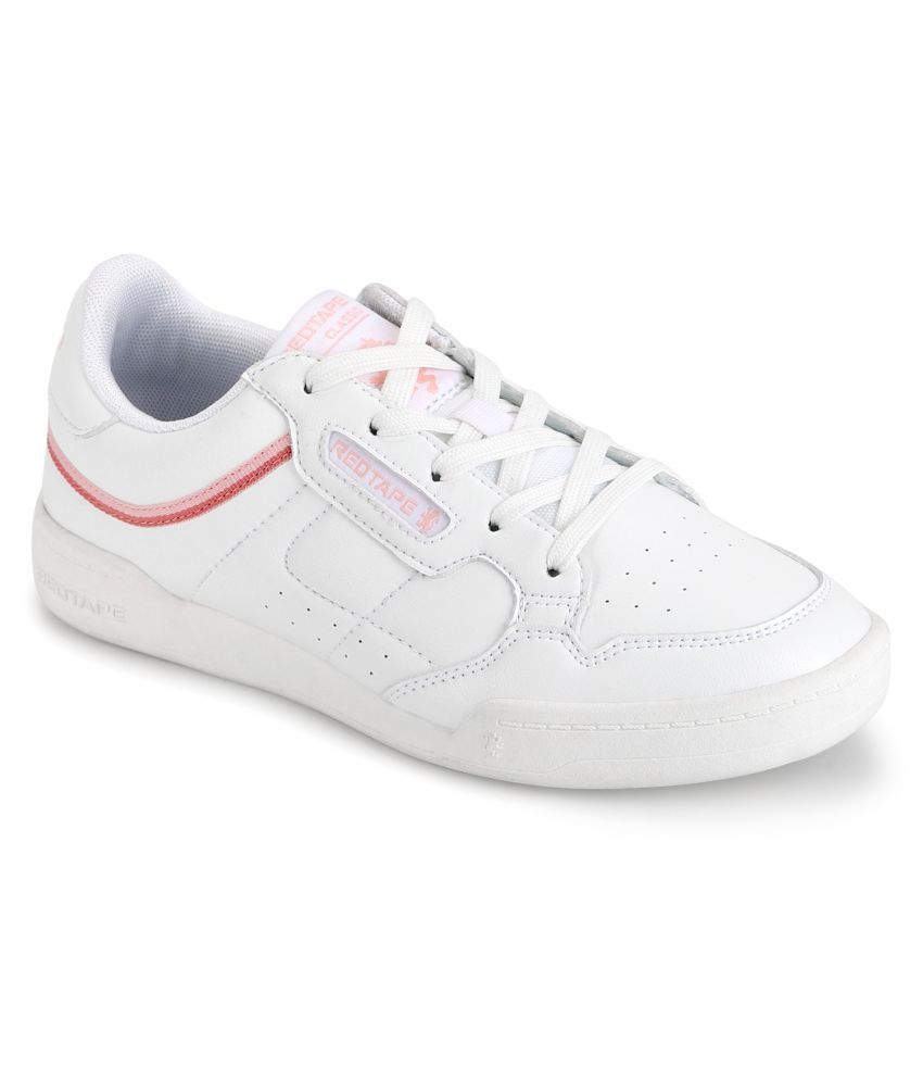 red tape white sneakers