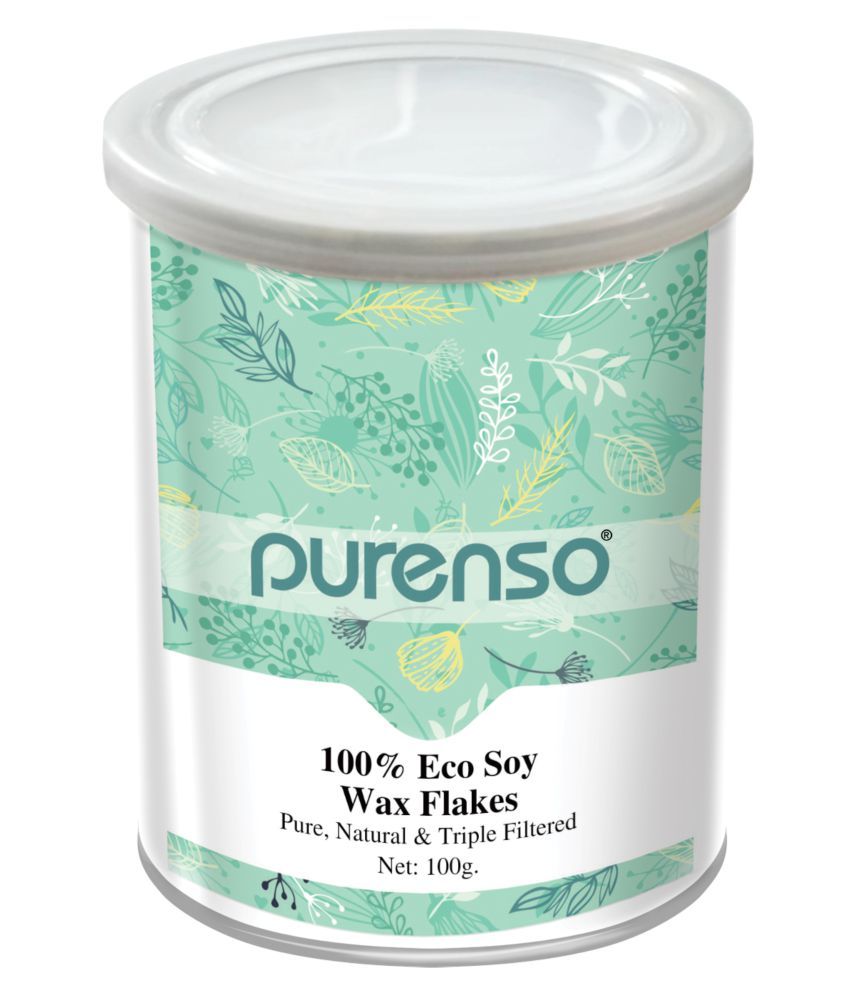 Purenso 100 Eco Soy Wax Flakes (100g) Hot Wax 100 g Buy Purenso 100