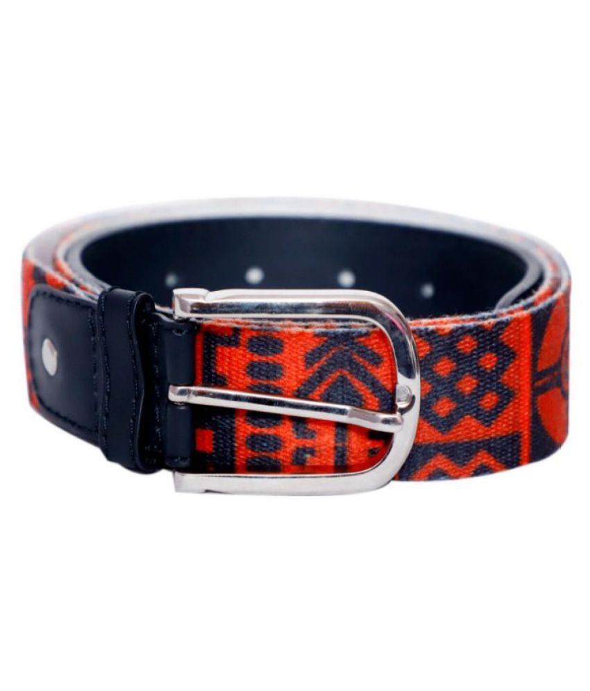 red fabric belt
