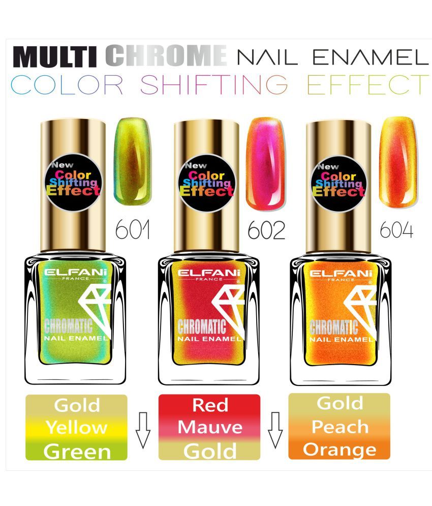     			Elfani Nail Polish Multi Shimmer 27 mL