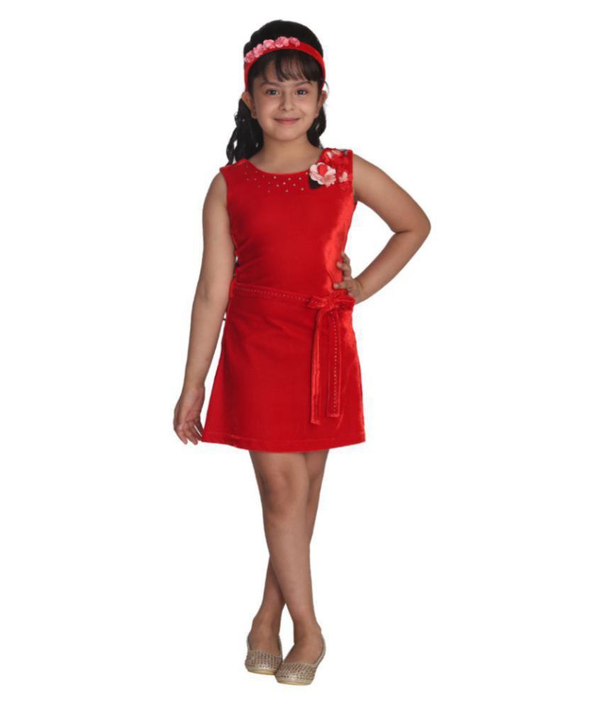 Cutecumber Girls Partywear Chenille Dress Buy Cutecumber Girls