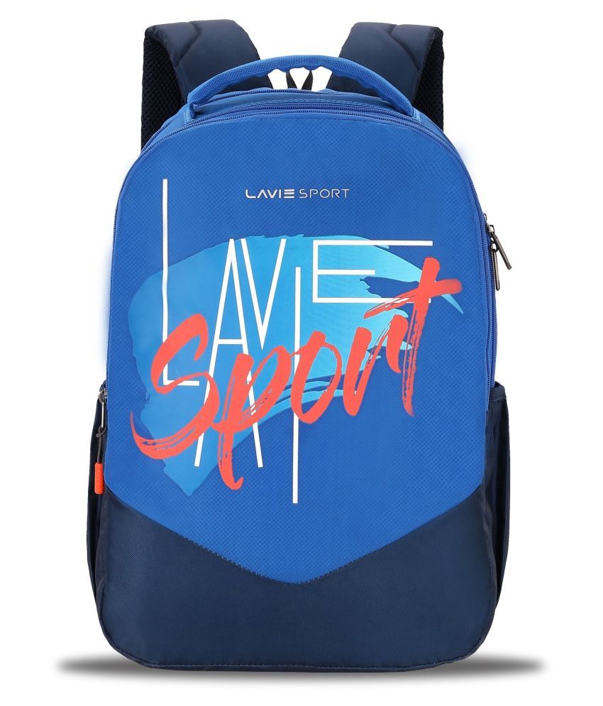 LAVIE SPORT Blue Backpack 35 Ltrs College Bags Office Bags Shoulder